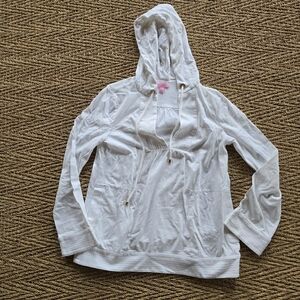 Lilly Pultizer White Hoodie